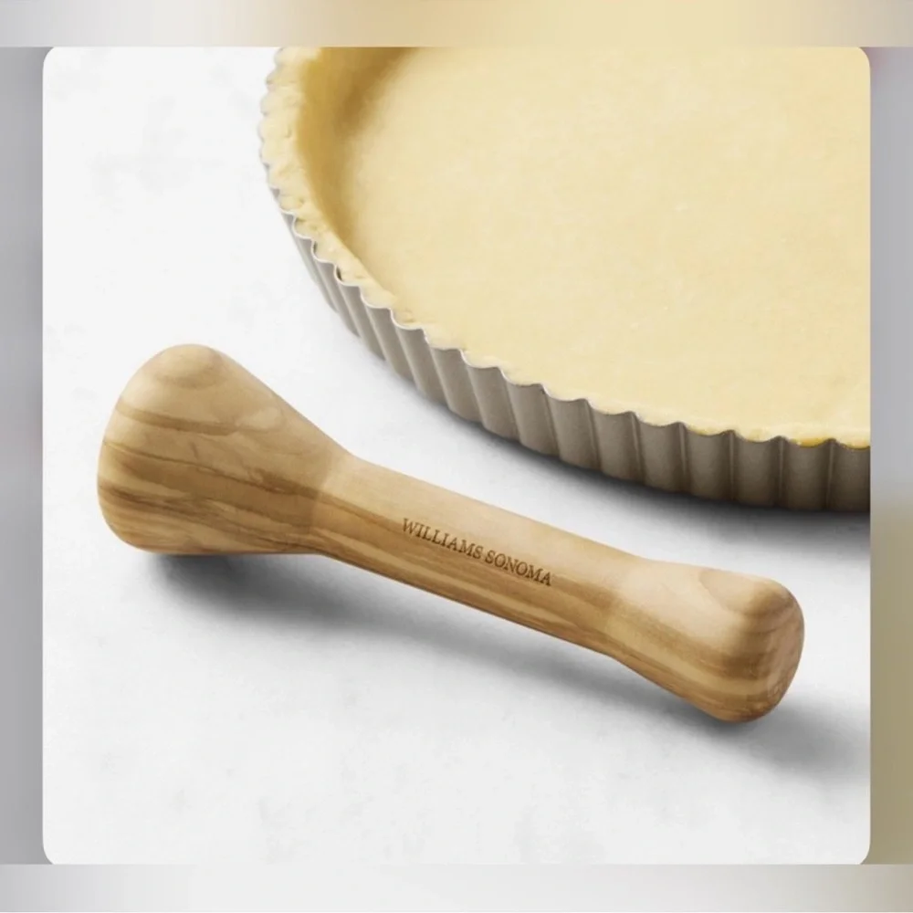 Williams Sonoma olive wood Tart Tamper
